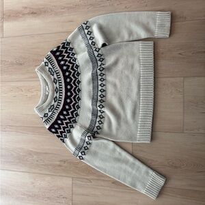 Ardene Cream and Black Knit Sweater